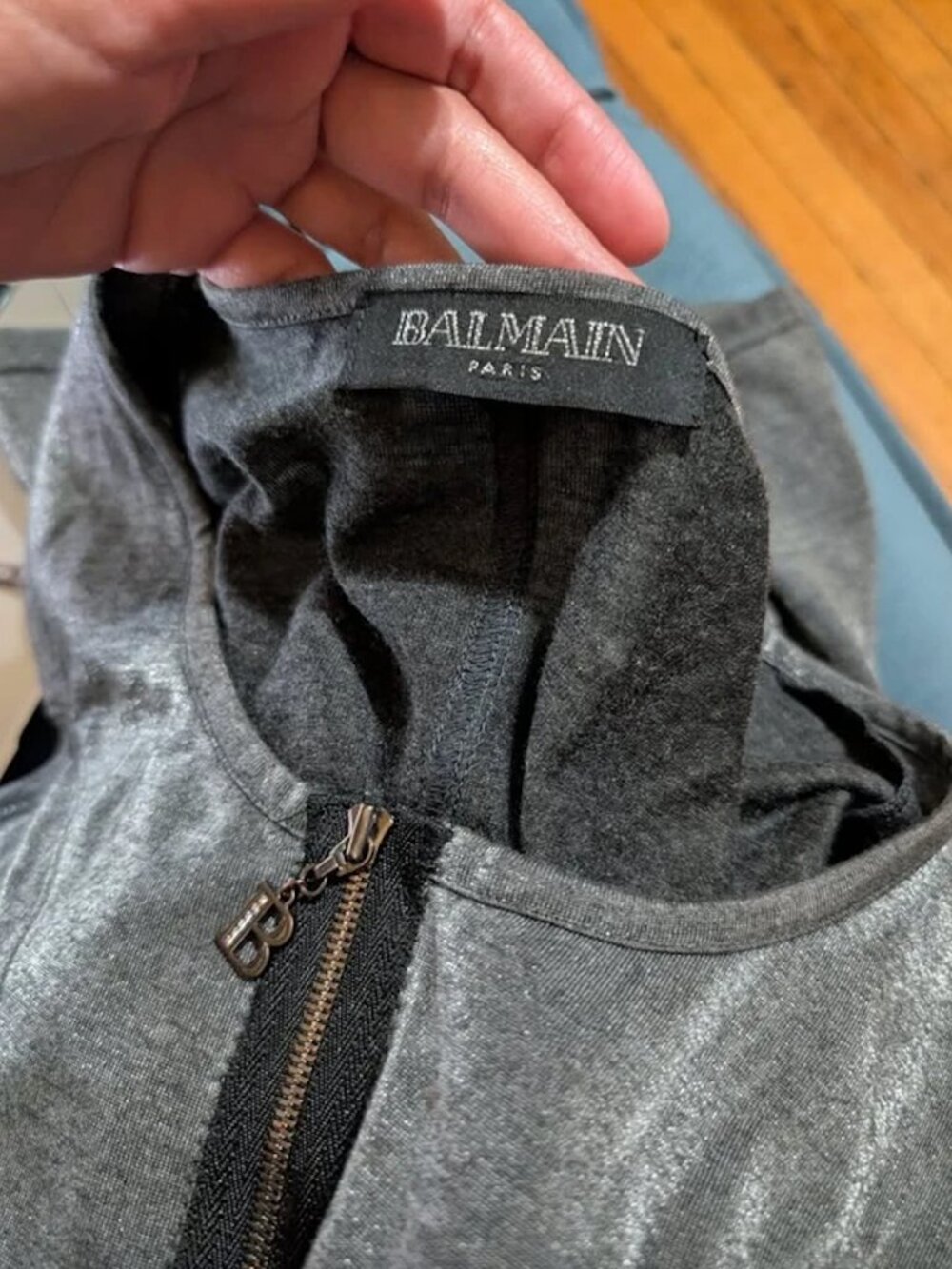 Vintage BALMAIN Paris Full Zip Transformable Dress - Japanese Import